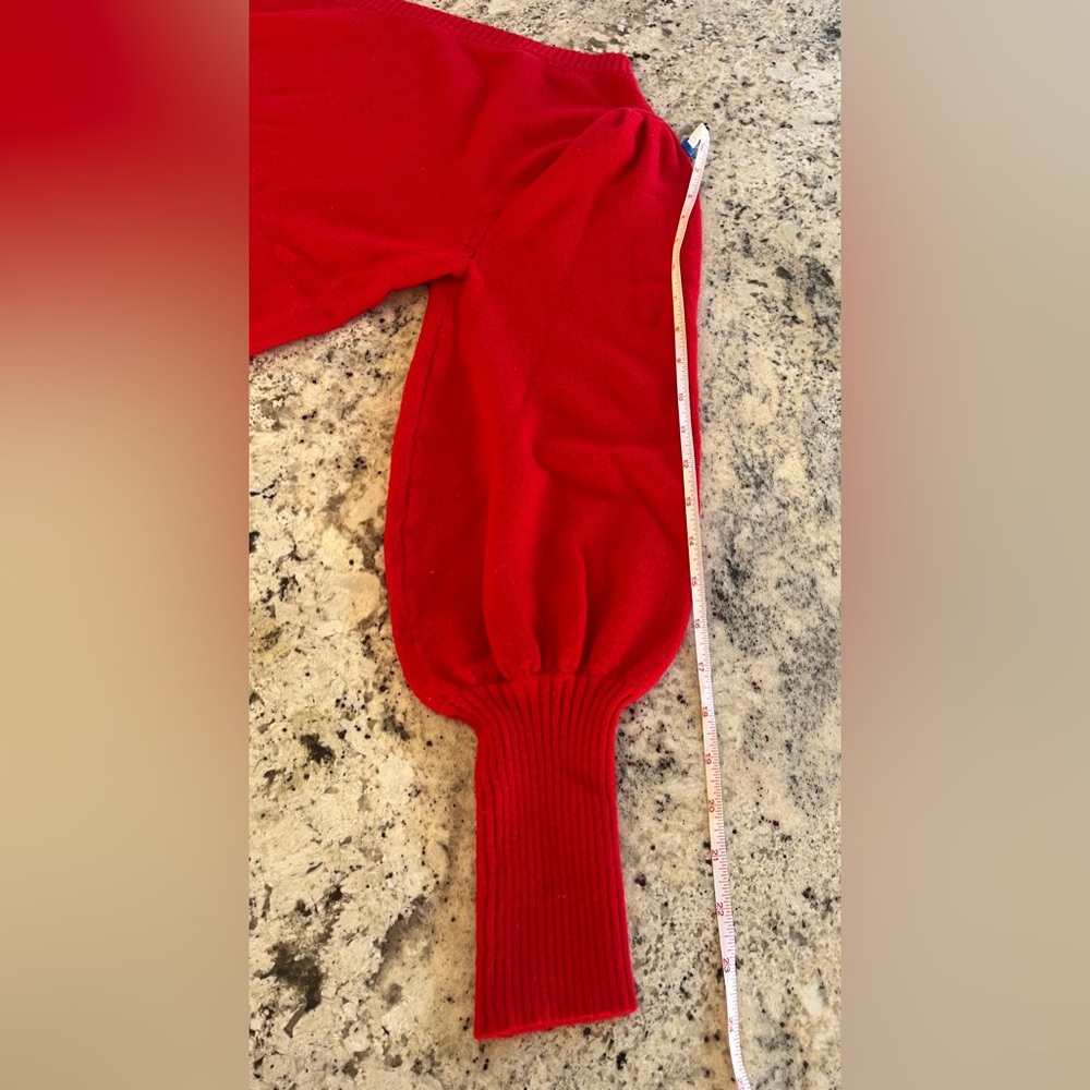 ❤️ Sofia One Shoulder Red Sweater | M - Picture 6 of 8